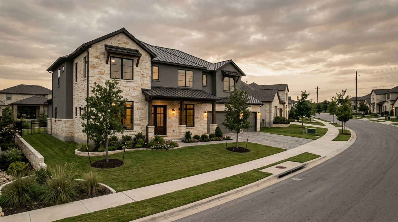 Building New in New Braunfels.